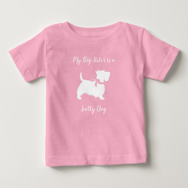 Scotty Dog Scottish Terrier Baby T-Shirt (Front)