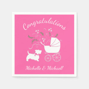 Scotty Dog Scottish Terrier Napkin