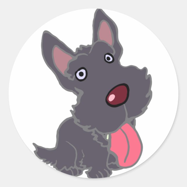 SCOTTY PUPPY STICKER (Front)