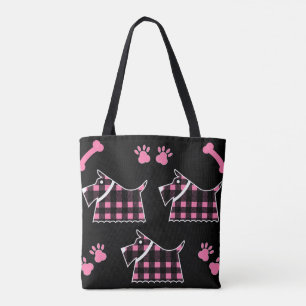 Scotty Terrier Dogs Cute Funny Terriers Breeds Thr Tote Bag