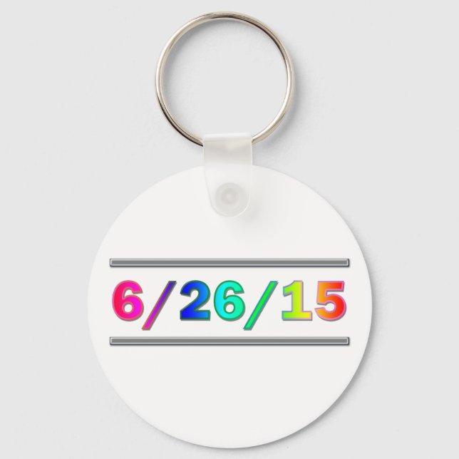 SCOTUS Date Key Ring (Front)