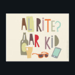 Scouse Card – Alrite Ar Kid<br><div class="desc">Scouse Card – Alrite Ar Kid Scouse Stuff – A design led range of Cards for Merseyside and Liverpool created by Wotmalike Ltd. Perfect for Scousers everywhere. A fabulous range of Regional Post Cards for lovingly designed for the people of Merseyside and Liverpool. So if it’s your BEZZIE MATES Birthday,...</div>