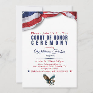 Scout Achievement Ceremony Invitation