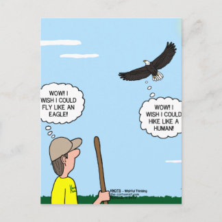 Scout and Eagle Thoughts Postcard