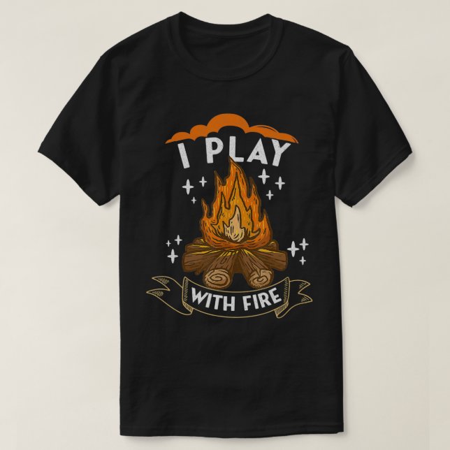 Scout Camping Outdoor Campfire Hiking Backpacking  T-Shirt (Design Front)