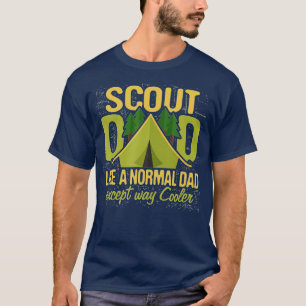 Scout Dad Cub Leader Boy Camping Scouting roop Gi T-Shirt
