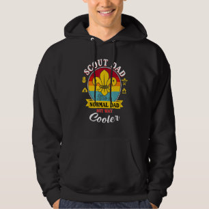 Scout dad like a normal dad but way cooler fathers hoodie