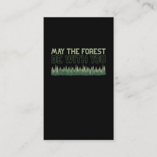 Scout Forest Joke Hiking and Camping Humour Business Card