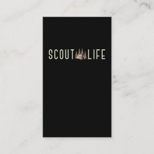 Scout Forest Mountain Camper Adventure Nature Business Card