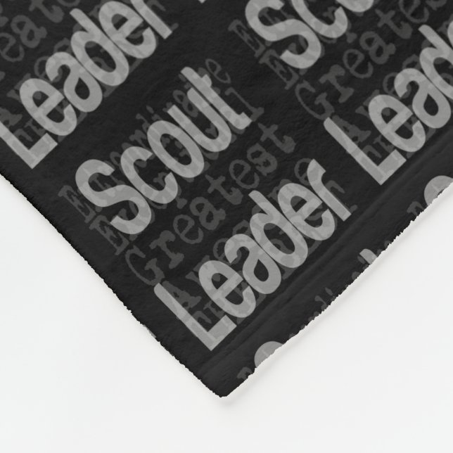 Scout Leader Extraordinaire Fleece Blanket (Corner)