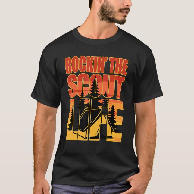 Scout Leader  Scout Camping  2 T-Shirt (Front)