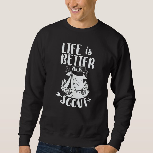 Scout Leader Scouting Guide Knots Sweatshirt (Front)