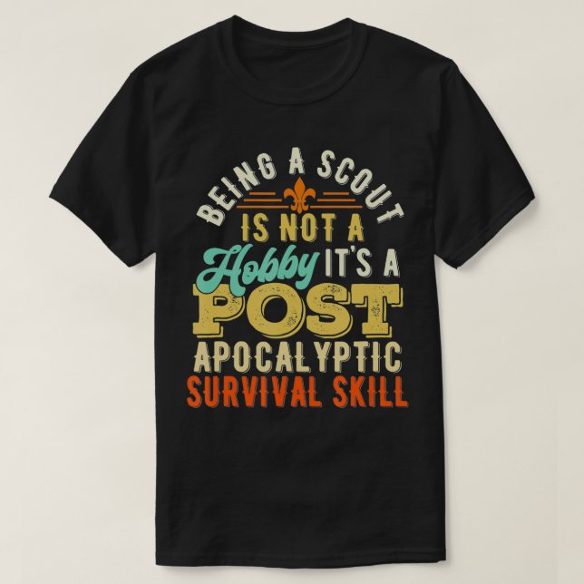 Scout Leader Scouting  T-Shirt (Design Front)