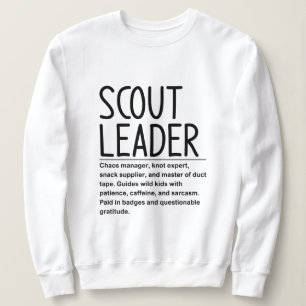 Scout leader sweatshirt