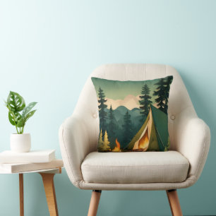 scout Love camping Adventure Cushion