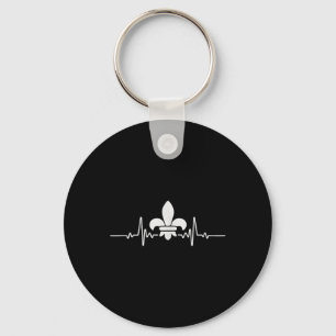Scout Love Camping Leader Hiking Outdoor Scouting Key Ring