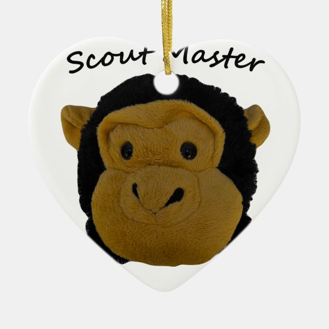 Scout Master Ceramic Tree Decoration (Front)