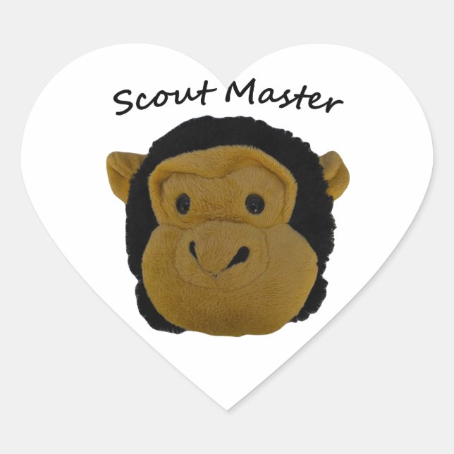 Scout Master Heart Sticker (Front)