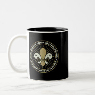 Scout Oath and Law for Scout Member Boys and Girls Two-Tone Coffee Mug