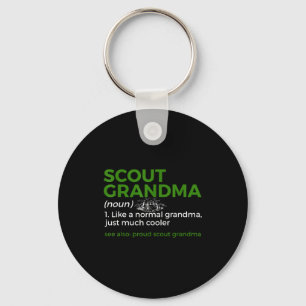 Scouting Funny Scout Grandma Definition Proud Scou Key Ring