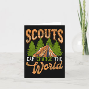 Scouts Can Change Scouts Camp Leader Hiking Card