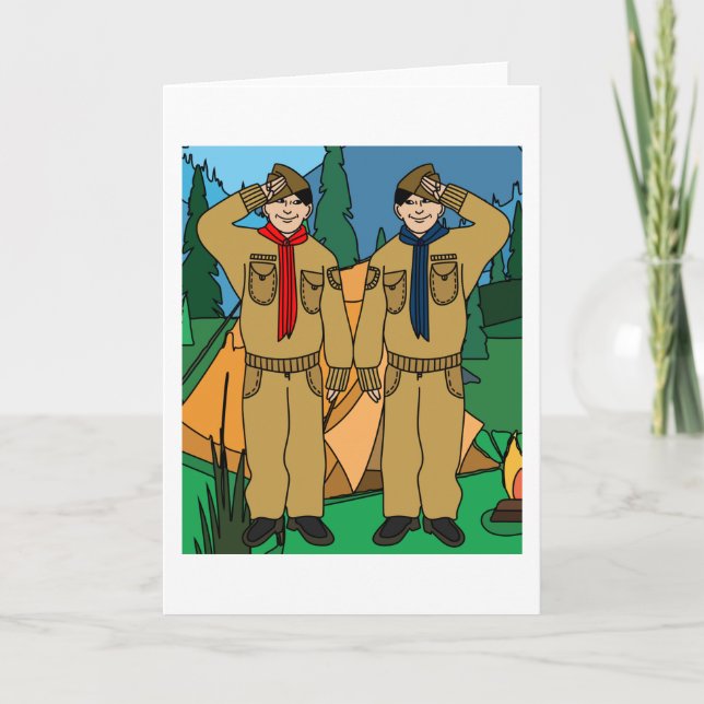 Scouts Survival Nature Nature Card (Front)