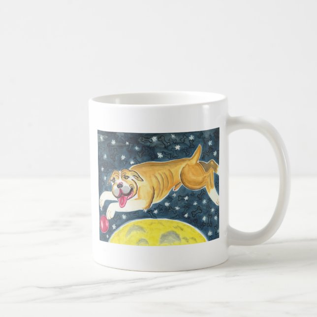 Scouty jumps over the moon coffee mug (Right)
