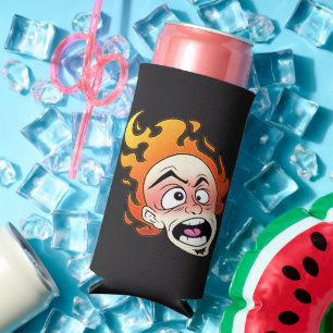 Scovillelicous Fire Foam Slim Seltzer Can Cooler