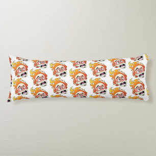 Scovillelicous Fire Head Body Pillow