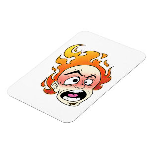 Scovillelicous Fire Head Flexible Photo Magnet