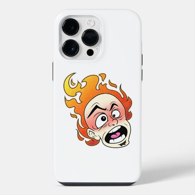 Scovillelicous Fire Head iPhone / iPad case (Back)