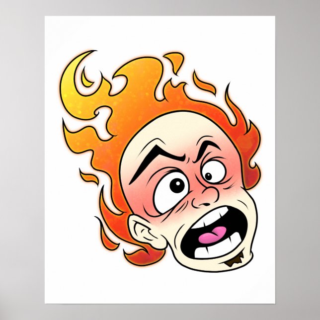 Scovillelicous Fire Head Poster (Front)