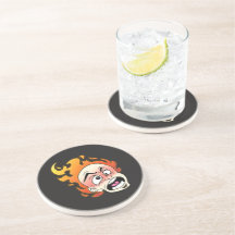 Scovillelicous Fire Head Sandstone Coaster