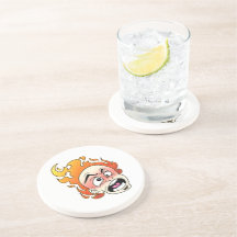 Scovillelicous Fire Head Sandstone Coaster