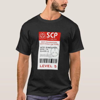 Scp Foundation Class A  Directors Card T-Shirt