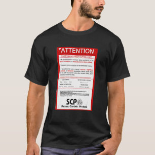 Scp Foundation Scp Foundation Suspected Anomalous  T-Shirt