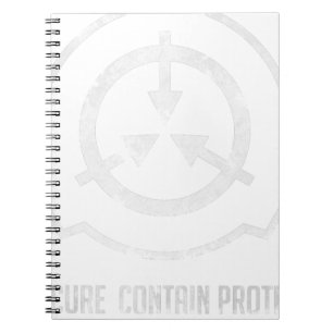 SCP: Secure. Contain Protect Spiral Notebook