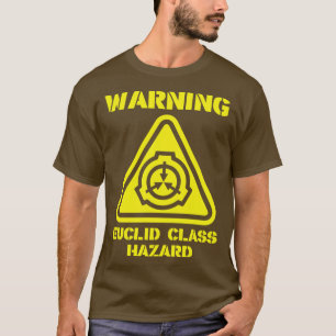 SCP Warning Euclid Class Hazard T-Shirt