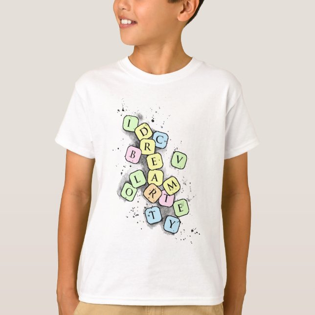 Scrabble letters T-Shirt (Front)
