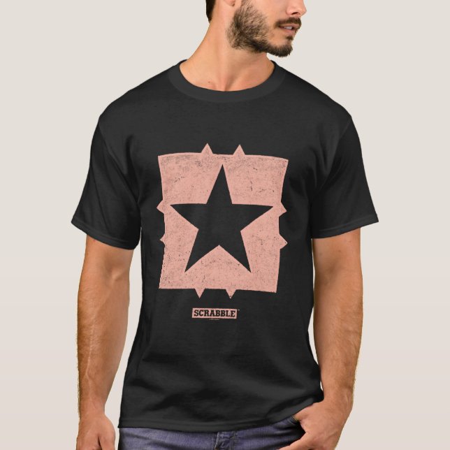 Scrabble Middle Square Free Space T-Shirt (Front)