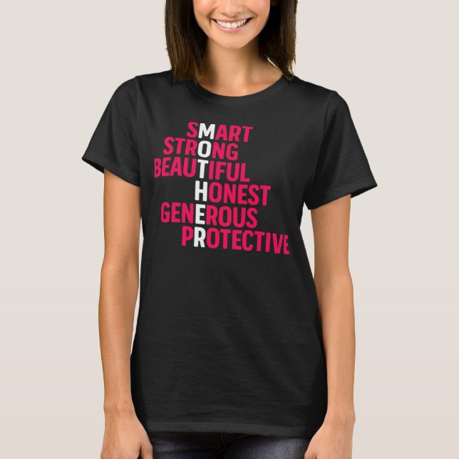 Scrabble Word Funny Mother's Day  T-Shirt (Front)