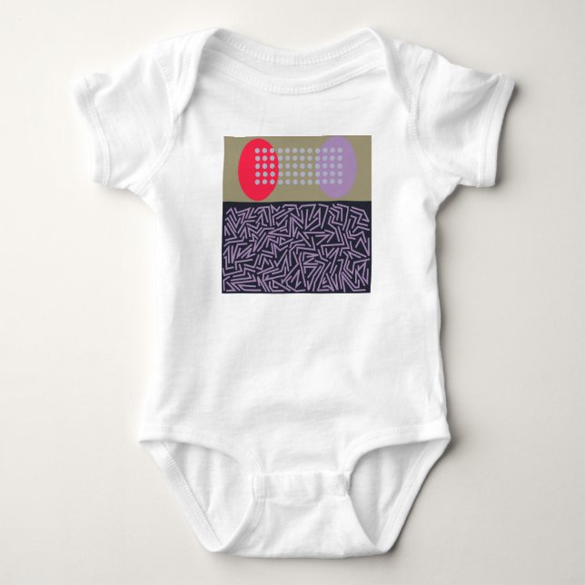 Scrambled Eggs  Baby Bodysuit (Front)