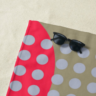 Scrambled Eggs Beach Towel