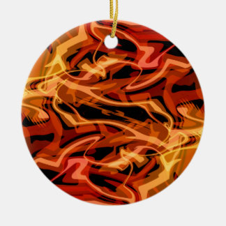 Scrambled Eggs & Peppers Ceramic Tree Decoration