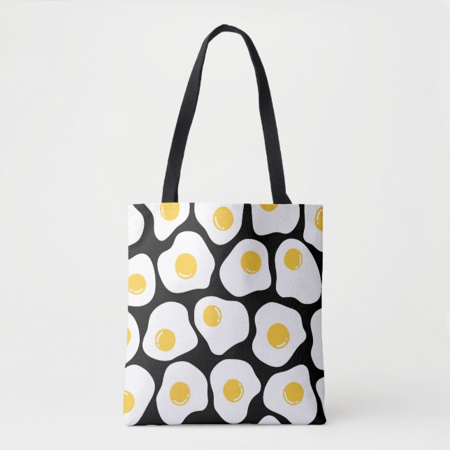 Scrambled Eggs: Quirky Vintage. Tote Bag (Front)