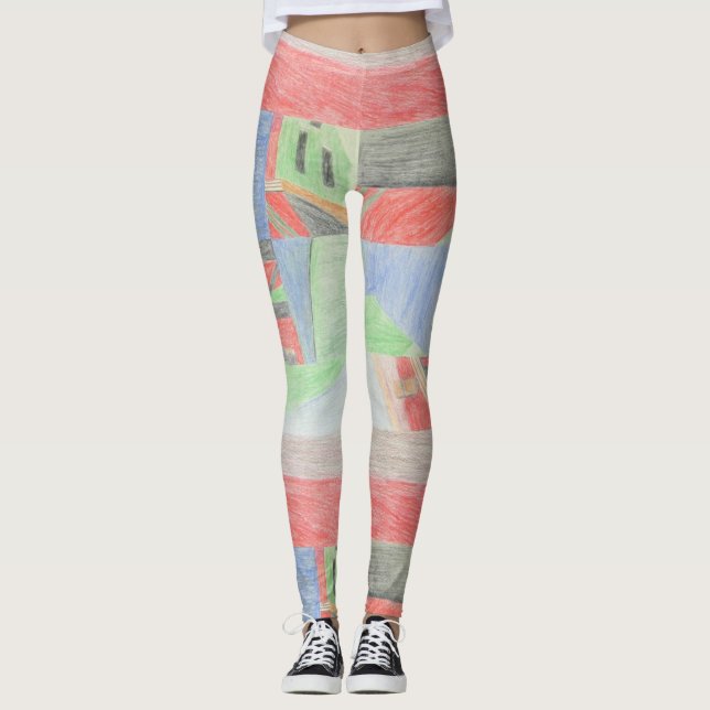 Scrambled Scene leggings (Front)
