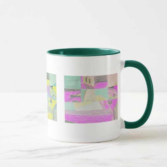 Scrambled scene multicolor mug (Right)