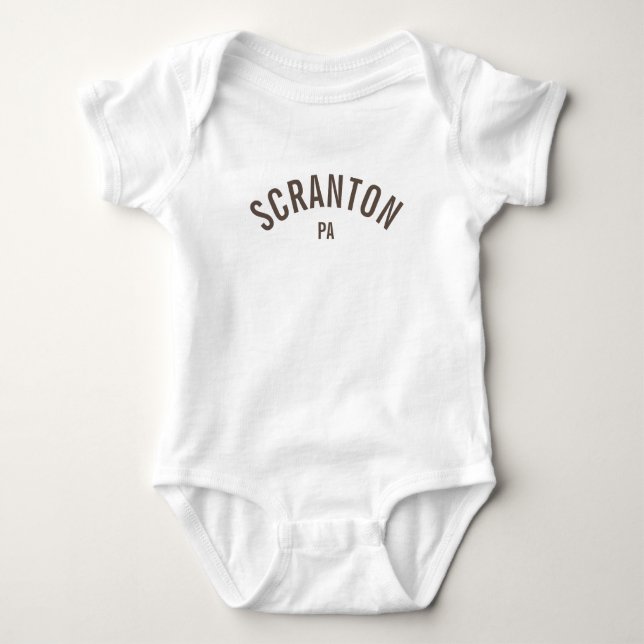 Scranton, PA Baby Bodysuit (Front)