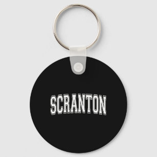 Scranton Pa Pennsylvania Usa Vintage Sport Plain Key Ring