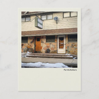 Scranton PA Postcard-Pat McMullen's Bar Restaurant Postcard